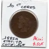 10 centimes Cérès 1885 A Paris TB, France pièce de monnaie