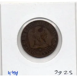 5 centimes Napoléon III tête laurée 1863 BB Paris TB, France pièce de monnaie