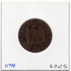 5 centimes Napoléon III tête nue 1853 K Bordeaux TB-, France pièce de monnaie