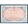 Villefranche s/ Saône 1 franc, TTB, 30.6.1918 Pirot 129.9 Billet de la chambre de commerce