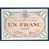 Villefranche s/ Saône 1 franc, Spl, 2.12.1915 Pirot 129.4 Billet de la chambre de commerce