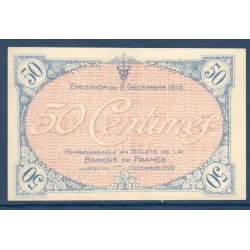Villefranche s/ Saône 50 centimes, Spl, 2.12.1915 Pirot 129.1 Billet de la chambre de commerce