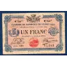 Vienne 1 franc, TB, 8.7.1918 Pirot 128.23 Billet de la chambre de commerce