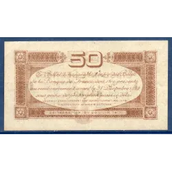 Toulouse 50 centimes, TTB+, 20.6.1917 Pirot 122.22 Billet de la chambre de commerce