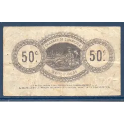 Toulouse 50 centimes, TB, 6.11.1914 Pirot 122.1 Billet de la chambre de commerce