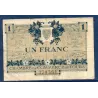 Tours 1 franc, TB-, 8.5.1920 Pirot 123.4 Billet de la chambre de commerce