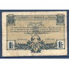 Tours 1 franc, TB-, 8.5.1920 Pirot 123.4 Billet de la chambre de commerce