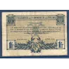 Tours 1 franc, TB-, 8.5.1920 Pirot 123.4 Billet de la chambre de commerce