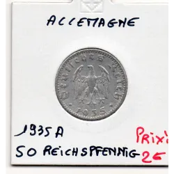 Allemagne 50 reichspfennig 1935 A, TTB KM 87 pièce de monnaie