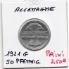 Allemagne 50 pfennig 1921 G, SPL KM 27 pièce de monnaie