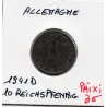 Allemagne 10 reichspfennig 1941 D, TTB KM 101 pièce de monnaie