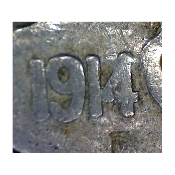 Etats Unis 5 cents 1914 4 sur 3 TTB, KM 134 pièce de monnaie