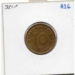 Allemagne 10 reichspfennig 1938 A, Sup KM 92 pièce de monnaie