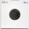 Allemagne 5 reichspfennig 1942 B, TTB KM 100 pièce de monnaie