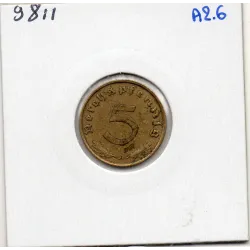 Allemagne 5 reichspfennig 1938 A, TTB+ KM 91 pièce de monnaie
