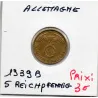 Allemagne 5 reichspfennig 1939 B, TTB+ KM 91 pièce de monnaie