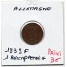 Allemagne 1 reichspfennig 1939 F, TTB KM 89 pièce de monnaie