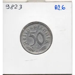 Allemagne 50 reichspfennig 1943 G, Sup- KM 96 pièce de monnaie