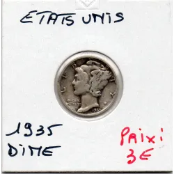 Etats Unis dime 1935 TB, KM 140 pièce de monnaie