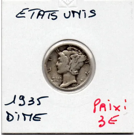 Etats Unis dime 1935 TB, KM 140 pièce de monnaie