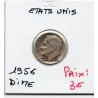 Etats Unis dime 1956 TTB, KM 195 pièce de monnaie