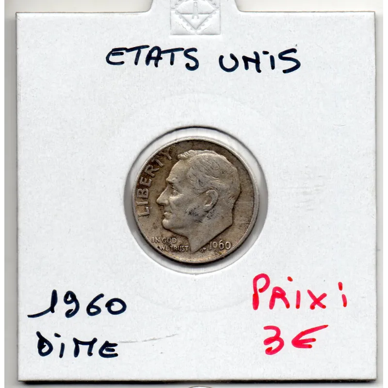 Etats Unis dime 1960 TTB, KM 195 pièce de monnaie