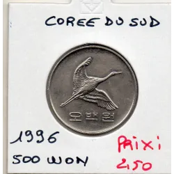 Corée du Sud 500 Won 1996 Spl, KM.27 Grue de Mandchourie