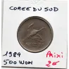 Corée du Sud 500 Won 1984 TTB, KM.27 Grue de Mandchourie