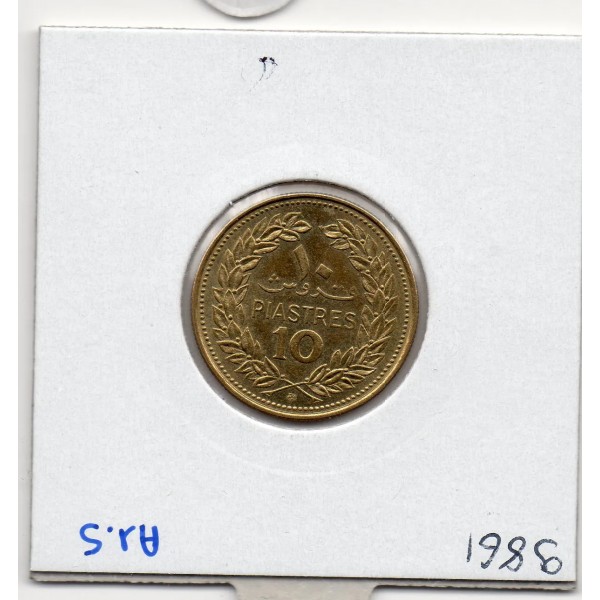 Liban 10 piastres 1972 Spl, KM.26 pièce de monnaie
