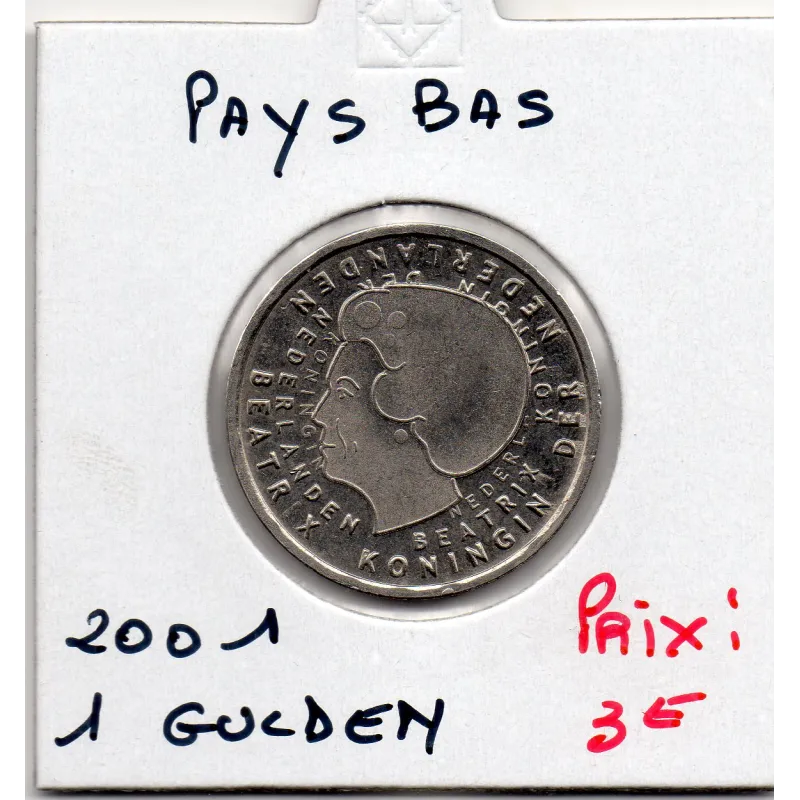 Pays Bas 1 Gulden 2001 Spl , KM 233 Le dernier Gulden Pays Bas 1 Gulden 2001 Spl , KM 233 Le dernier Gulden