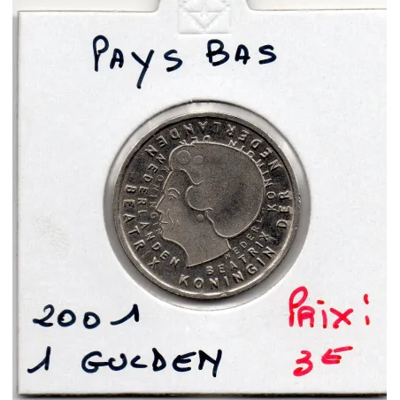 Pays Bas 1 Gulden 2001 Spl , KM 233 Le dernier Gulden
