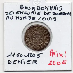 Bourbonnais, Seigneurie de Bourbon, Anonyme (1160-1205) Denier