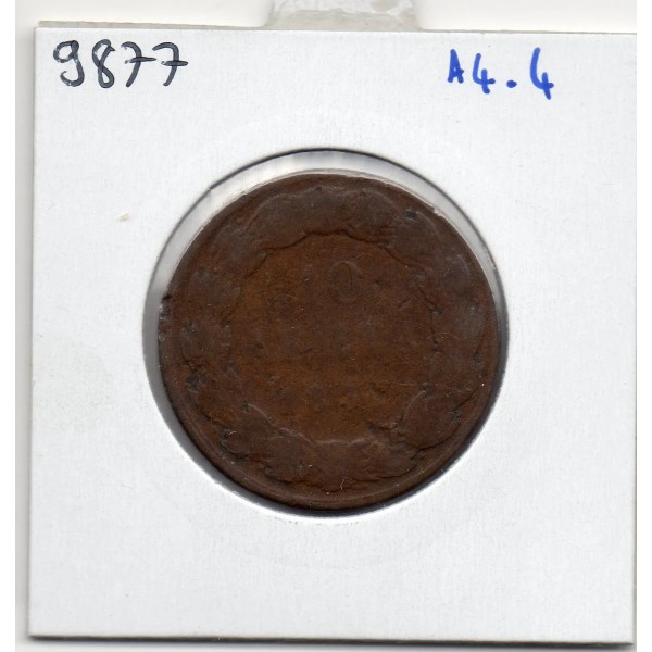 Grece 10 Lepta 1837 B, KM.17 Othon