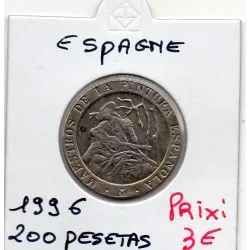 Espagne 200 pesetas 1996 Sup, KM 965 Fortuny et Balleau