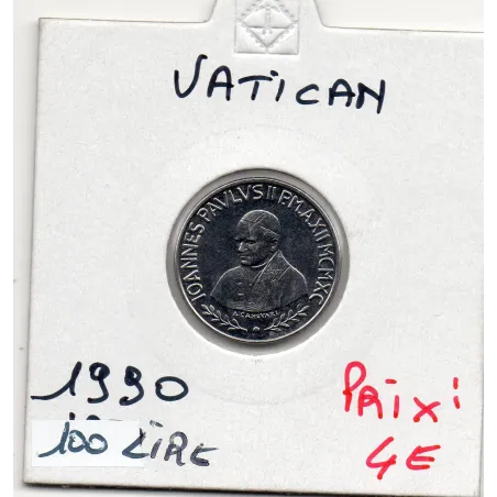Vatican , Jean Paul II 100 lire 1990 FDC, KM.223 Nouvelle europe