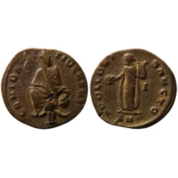 AE4 Maximin II revolte d'antioche  (311-312) Sear 14927 génie