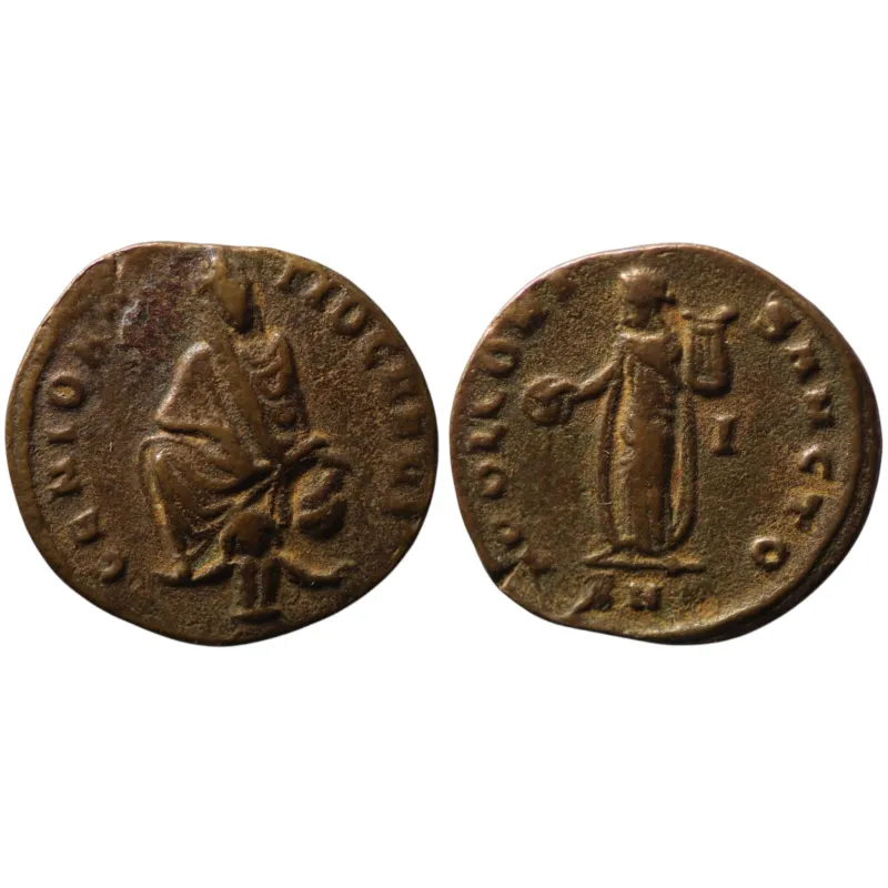 AE4 Maximin II revolte d'antioche (311-312) Sear 14927 génie AE4 Maximin II revolte d'antioche (311-312) Sear 14927 génie