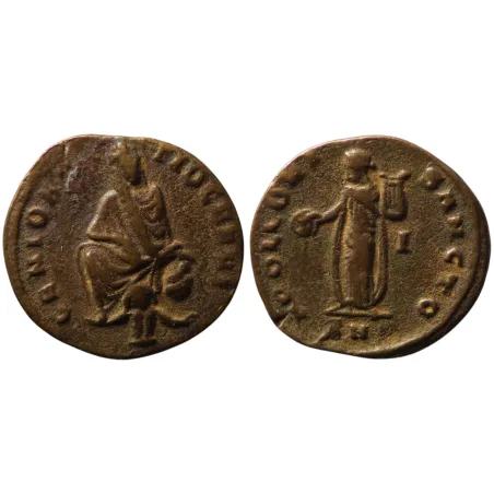 AE4 Maximin II revolte d'antioche  (311-312) Sear 14927 génie