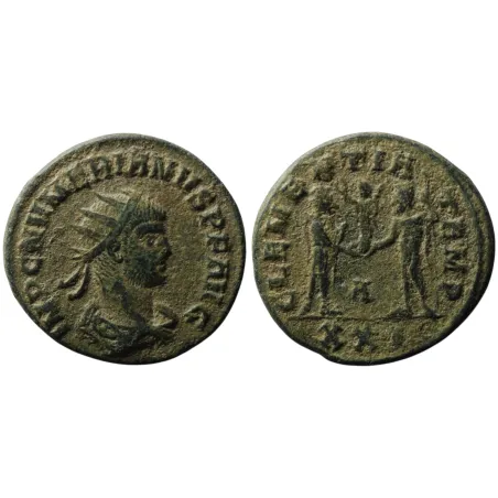 Antoninien de Numérien (284), RIC 463 CLEMENTIA TEMP atelelier Cizique
