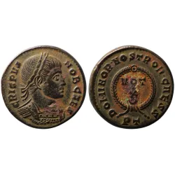 AE3 Crispus (322-325), RIC 170 sear 16785 atelier Ticinum