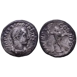 Denier de Sévère Alexandre (233) RIC 120 Sol radié atelier Rome