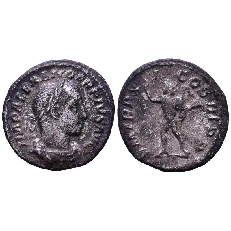 Denier de Sévère Alexandre (233) RIC 120 Sol radié atelier Rome