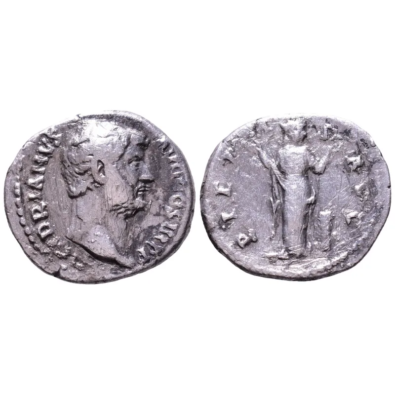 Denier de Hadrien (133) RIC 257 PIETAS AVG atelier Rome Denier de Hadrien (133) RIC 257 PIETAS AVG atelier Rome