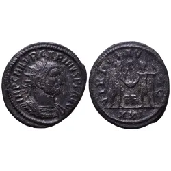 Antoninien de Carin (283), RIC 209 VIRTVS AVGG atelier Tripolis