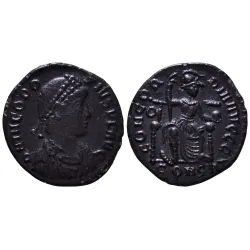 Ae3 Theodose 1er (379-383) ric 57e CONCORDIA AVGGG Constantinople
