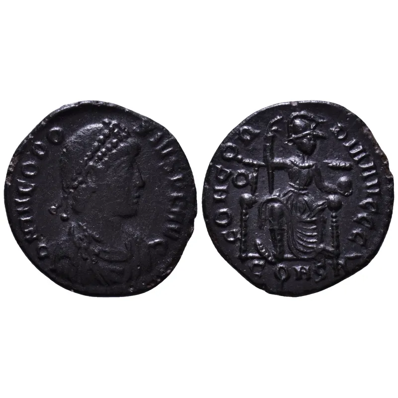 Ae3 Theodose 1er (379-383) ric 57e CONCORDIA AVGGG Constantinople Ae3 Theodose 1er (379-383) ric 57e CONCORDIA AVGGG Constantinople