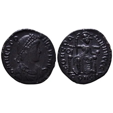Ae3 Theodose 1er (379-383) ric 57e CONCORDIA AVGGG Constantinople