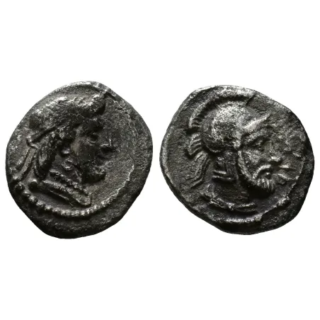 Cilicie, Cilicia Tarse, Satrape Datames hemiobole Athéna et Gorgone