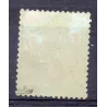 Timbre France Yvert No 25 Empire Lauré 1c vert olive Neuf * signé Calves
