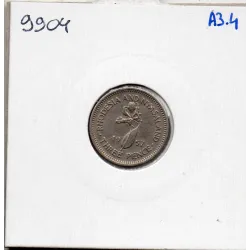 Rhodésie et Nyassaland 3 pence 1957 TTB, KM.3 Lis de Malabar